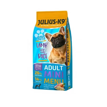 Julius K-9 MINI FOR BOYS 1kg ADULT HYPOALLERGENIC LambRice