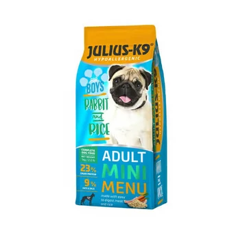 Julius K-9 MINI FOR BOYS 1kg ADULT HYPOALLERGENIC RabbitRice