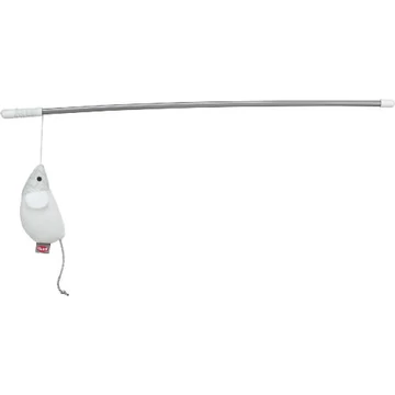 Trixie Playing Rod - cicapeca egérrel (műanyag, plüss) macskák részére (46cm)