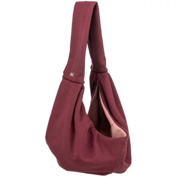Trixie Soft Front Carrier - Front hordozó táska (bordó) 10kg alatti kedvencek részére (22x20x60cm)