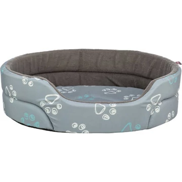 Trixie Jimmy Bed - cotton look, ovális formájú fekhely(szürke) kutyák részére (85x75cm)