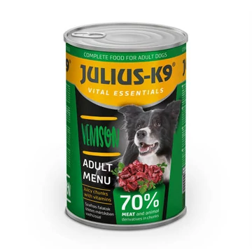 JULIUS-K9 DOG Venison konzerv (vad) 1230g