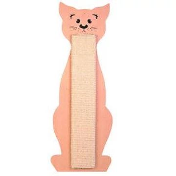 Trixie Cat Scratching Board - kaparófa (figurás, natúr/bézs) macskák részére (21x58cm)