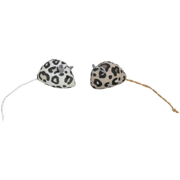 Trixie leopárdmintás plüss golyók, 5,5cm, 2db - macskák részére