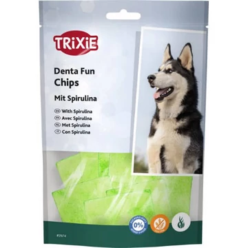 Trixie Denta Fun Spirulina Chewing Chips - jutalomfalat (rágó chips spirulina) kutyák részére (50g)