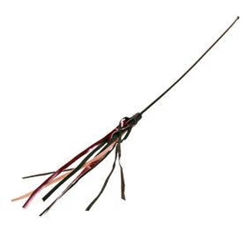 Trixie Playing Rod - játék macskapeca (bőrszíjjal) macskák részére (65cm)