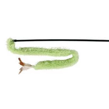 Trixie Playing Rod with Plush Strip - játék macskapeca (plüss szalagal) macskák részére (48cm)