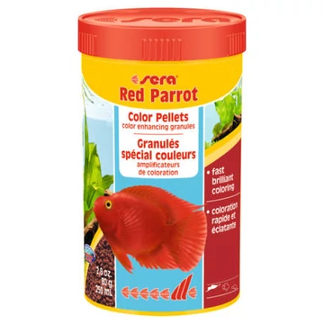 SERA Red Parrot - granulátum táplálék díszhalak részére (250ml)