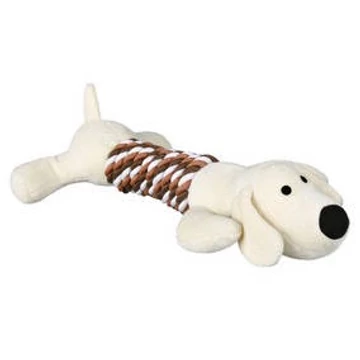 Trixie Animals with Rope Toy - plüss-kötél játék (kutya) kutyák részére (32cm)
