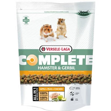 Versele-Laga Complete Hamster  Gerbil  - Teljesértékű extrudált eleség hörcsögök és futóegerek részére (500g)