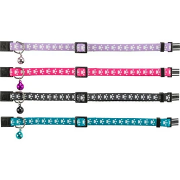 Trixie Cat Collar, Elastic - nyakörv (mintás, többféle színben) macskák részére