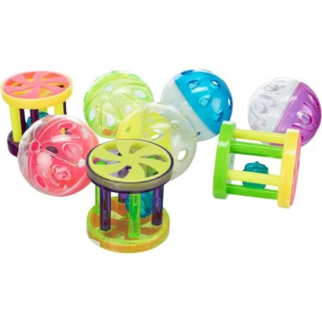 Trixie Ball and Roll - játék (labdák,hengerek) macskák részére (ø4.5cm)