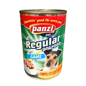 Panzi Regular konzerv kutyáknak (415g) - vad