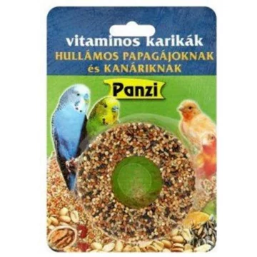 Panzi Birdy Ring - kiegészítő eleség (mézeskarika) hullámos papagájok és Kanárik részére (60g)