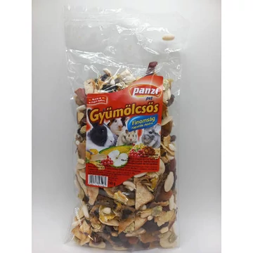 Panzi Gyümölcsös keverék - kiegészítő eleség rágcsálóknak (140g)
