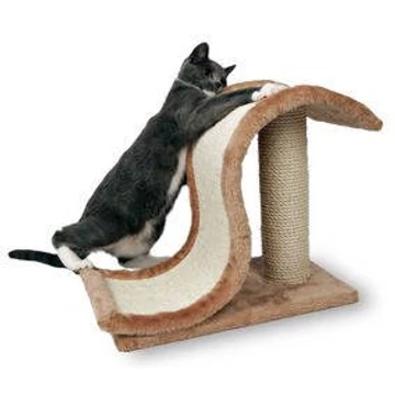 Trixie Inca Scratching Wave - kaparófa (világosbarna) 39cm