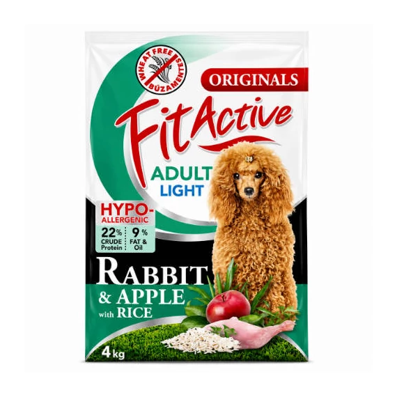 FitActive Wheatfree 4kg Adult Hypoallergenic RABBIT
