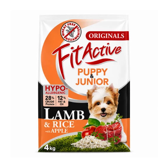 FitActive Wheatfree 4kg Puppy&Junior Hypoallergenic LAMB