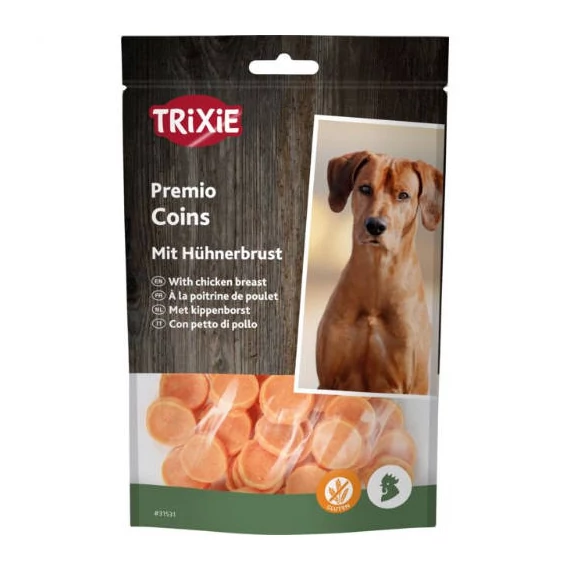 Trixie Premio Chicken Coins - jutalomfalat (csirke) kutyák részére (100g)