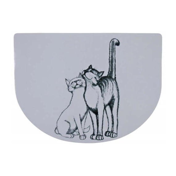 Trixie Place Mat - Műanyag alátét (fehér,mintás) tálakhoz (40x30cm)