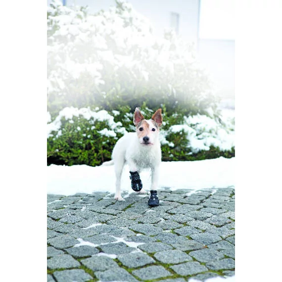 Trixie Walker Active Protective Boots - csízma (fekete) kutyák részére (S-M)