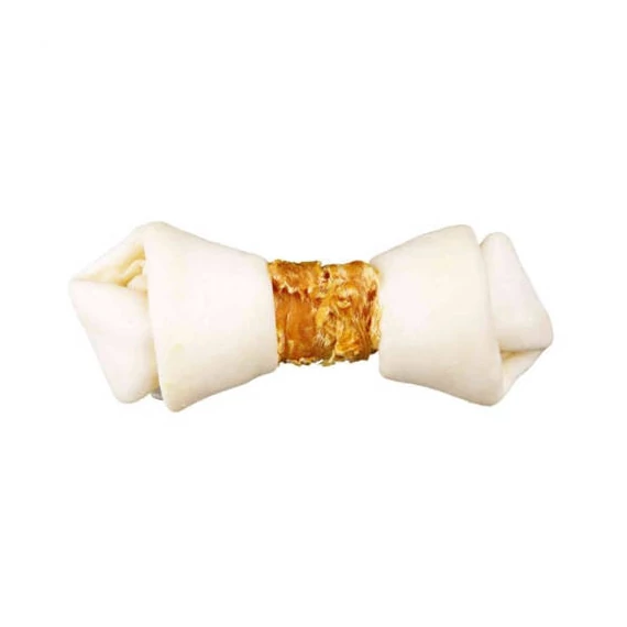 Trixie Denta Fun Knotted Chicken Chewing Bone - jutalomfalat (csomózott csont csirkével) 11cm (2db/70g)