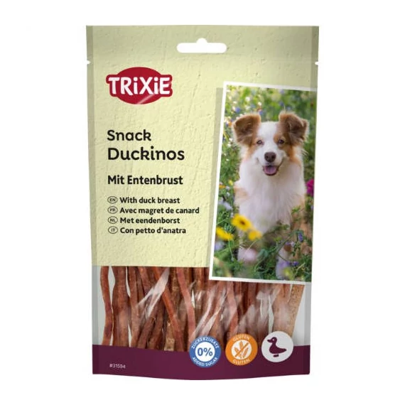 Trixie Premio Duckinos - jutalomfalat (kacsamell) kutyák részére (80g)