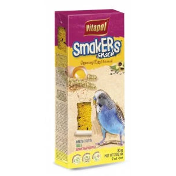 Vitapol Smakers rúd (tojás) - prémium duplarúd - hullámos papagáj részére (80g)