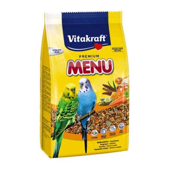 Vitakraft Menu (Hullámos papagáj) - teljes értékű eledel (500g)