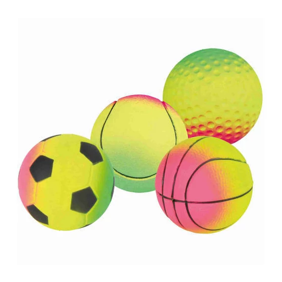 Trixie Toy Neon Ball - habszivacs játék (neon sport labda) kutyák részére (Ø7cm)