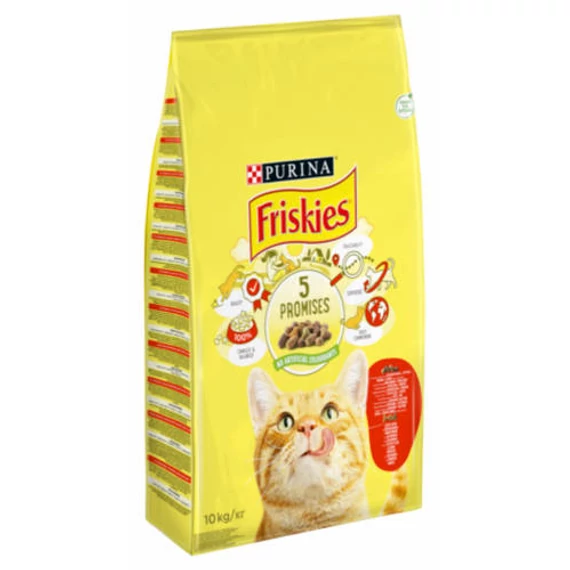 Friskies Adult - Marha  Csirke - Szárazeledel (10kg)