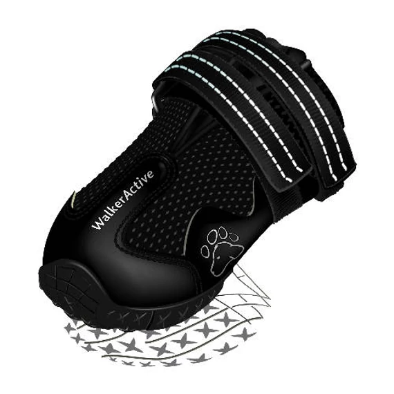 Trixie Walker Active Protective Boots - csízma (fekete) kutyák részére (XL)