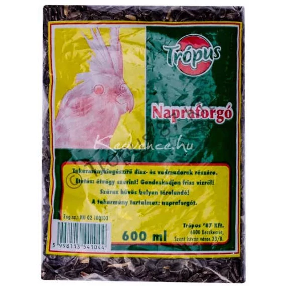 Trópus Z mag 600ml Magkeverék fekete