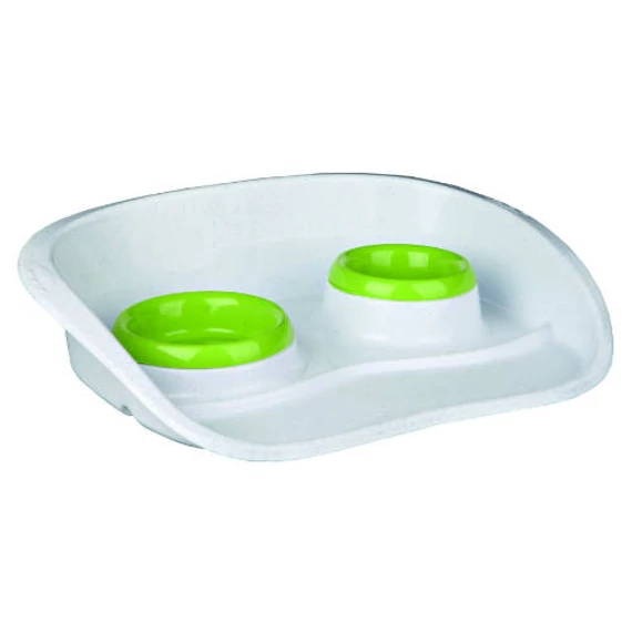 Trixie Dinner Set - Műanyag tál szett (vegyes színekben) macskák részére (0,25l /Ø 9cm és 0,3l /Ø 11cm)