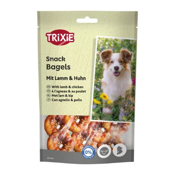 Trixie PREMIO Lamb Chicken Bagels -jutalomfalat (bárány,csirke) 100g