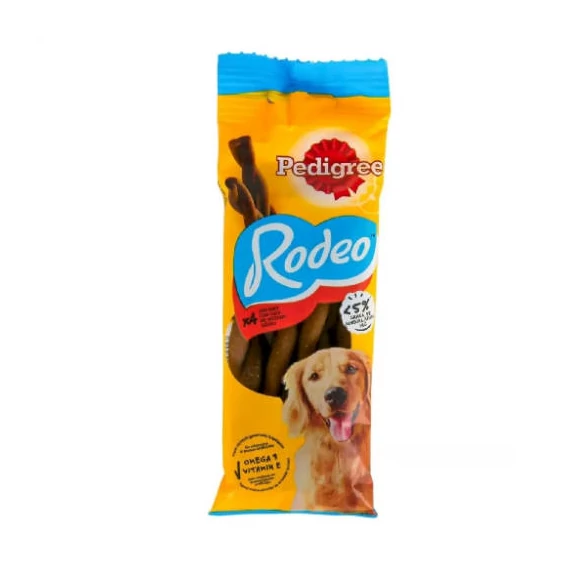 Pedigree Rodeo - jutalomfalat (marha) kutyák részére (70g/4db)