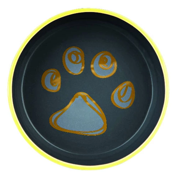 Trixie Jimmy Ceramic Bowl - kerámia tál (mintás, többféle színben) kutyák részére (0,4l/Ø12cm)