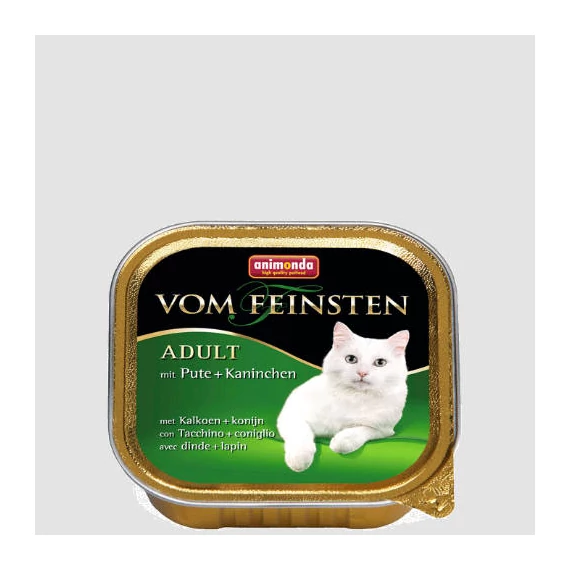 Animonda Vom Feinsten Adult (pulyka,nyúl) alutálkás - Felnőtt macskák részére (100g)