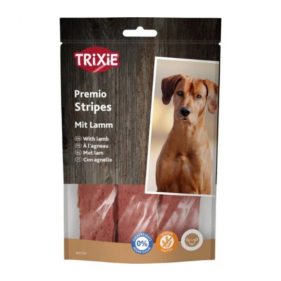 trixie 31741 Premio Lamb Stripes, 100g