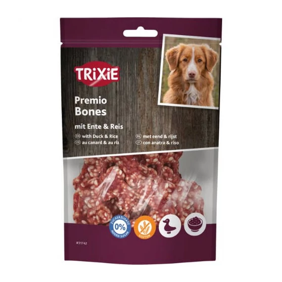trixie 31742 Premio Rice Duck Bones, 80g