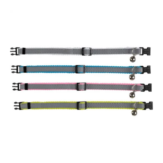 KT26.Trixie Safer Life Cat Collar, Reflective - nyakörv (színes, fényvisszaverő) macskák részére