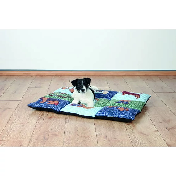 KT26.Trixie Patchwork Cushion - pecsvörk párna (kék,zöld) kutyák részére (80x55cm)