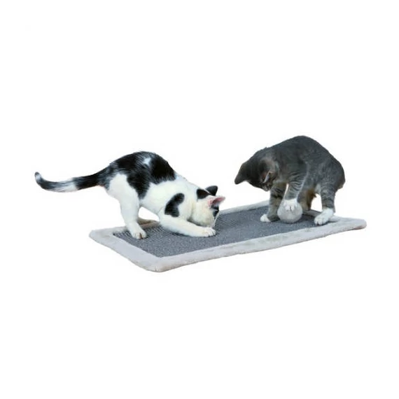 Trixie  Scratching Mat - kaparószőnyeg (világos szürke/sötétszürke) macskák résére (55x35cm)