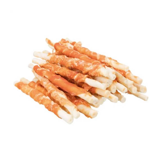 Trixie Denta Fun Chicken Chewing Rolls - jutalomfalat (csirkés rágórúd) kutyák részére (12cm/30db)