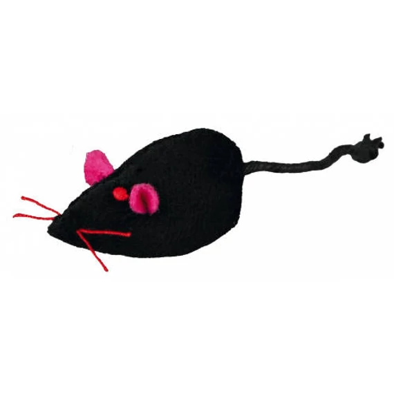 Trixie Mouse with bell, plush, catnip, 5 cm, various- cica játék 5cm egérke macskamentával, csengővel