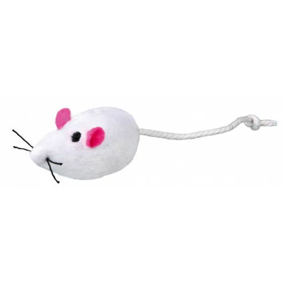 Trixie Mouse with bell, plush, catnip, 5 cm, various- cica játék 5cm egérke macskamentával, csengővel