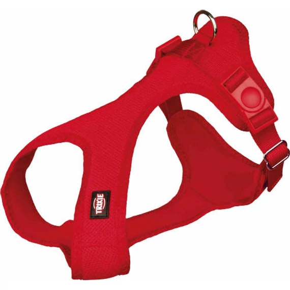 Trixie Comfort Soft hám - piros (S) 33-50cm/20mm