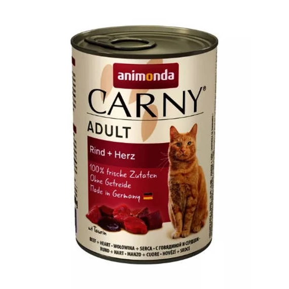Animonda Carny Adult (marha,szív) konzerv - Felnőtt macskák részére (400g)