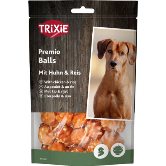 Trixie Premio Rice Chicken Balls - jutalomfalat (csirke,rizs) kutyák részére (80g)