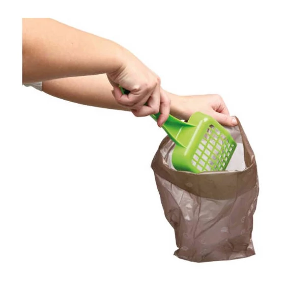 Trixie Cat Waste Bags - ürülék zacskó (barna, komposztálható) 3 roll/10db/ 3 liter